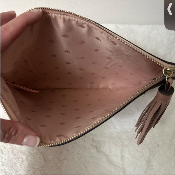 Kate Spade Tan Leather Clutch - Picture 3 of 6